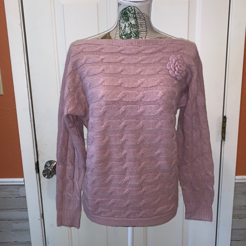 New Military Hippie Coming Up Roses Sweater💕 - Picture 2 of 6